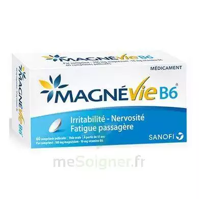 Magnevie B6 100 Mg/10 Mg Comprimés Pelliculés Plaq/60 à Genas
